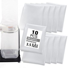 Dust collector bags 70 Gallon 10pcs single sided 5 mils 31x40 width x length fo