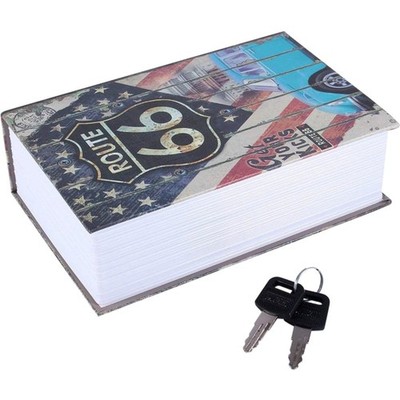 Security Box Buchsafe Doppel Schluessel Edelstahlsafe Geldkassette