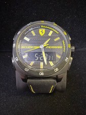 Scuderia Ferrari SF-18 Hybrid Chronograph Watch Analog-Digital F1 Racing