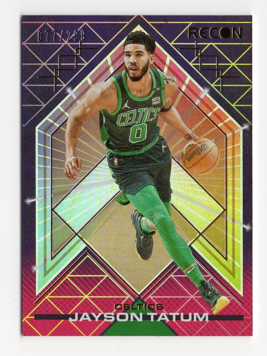 2021-22 Panini Recon Holo Bronze #9 Jayson Tatum 077/299