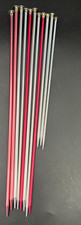 Vintage Lot of 11 Boye Aluminum Knitting Needles-Various Sizes