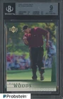 #1 2001 Upper Deck Golf #1 Tiger Woods RC Rookie BGS 9 MINT