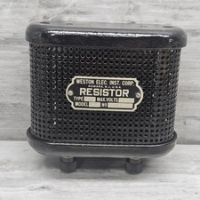 Vtg Weston Electric Resistor Type 5-2 Max Volts 1000 Model 476