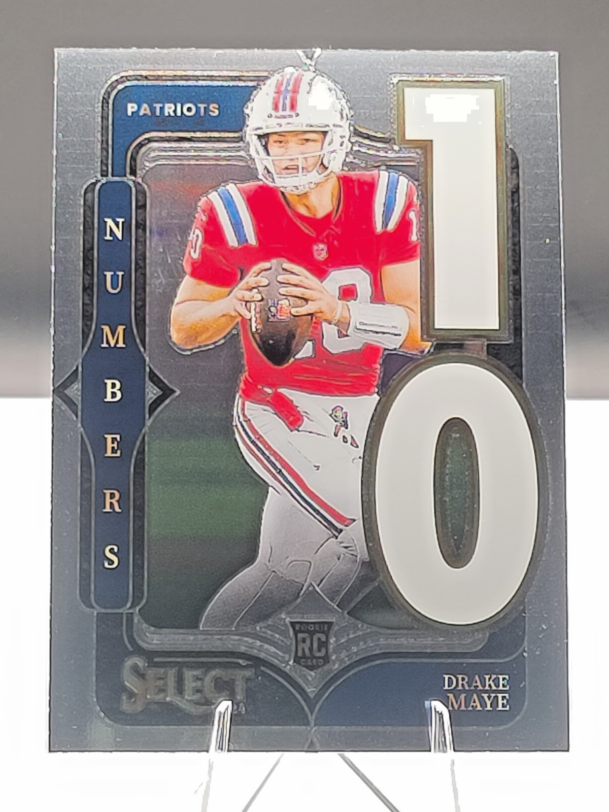 2024 Panini Select Football Drake Maye 20 'Numbers' Base Rookie!