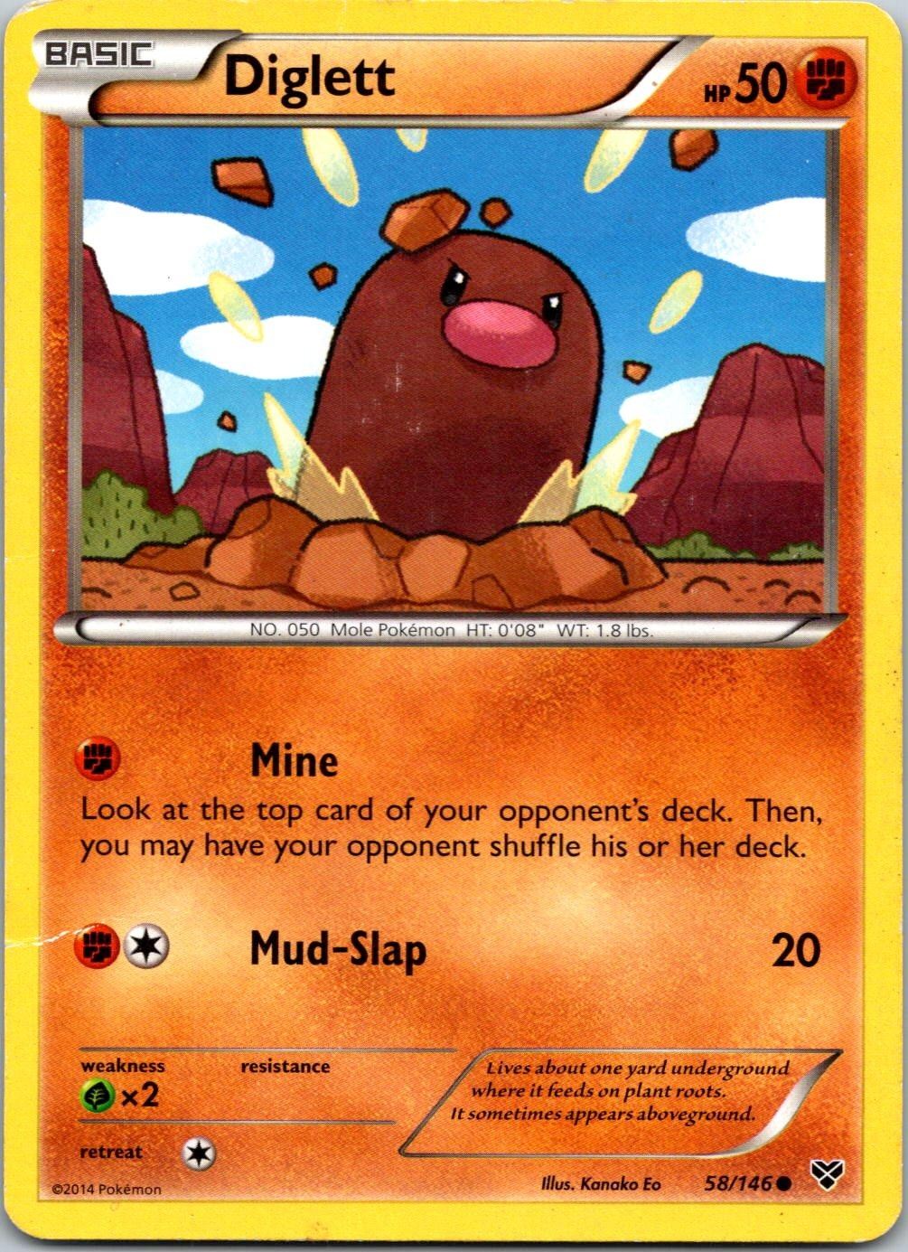 DIGLETT - 58/146 - XY - - HP