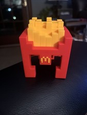 McDonald  s Adult Happy Meal Minecraft Toys 2025 fry helmet NO CODE 
