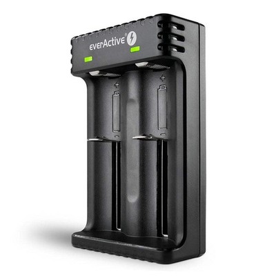 EverActive LC-200 Smart Li-Ion Ladegerät 2-Schacht 1000mA USB