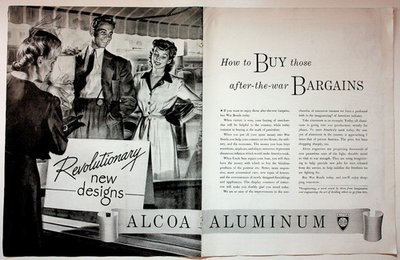 #ad #ad Alcoa Aluminum 1942 Original Print Advertisement 10x13 Revolutionary Designs $15.00