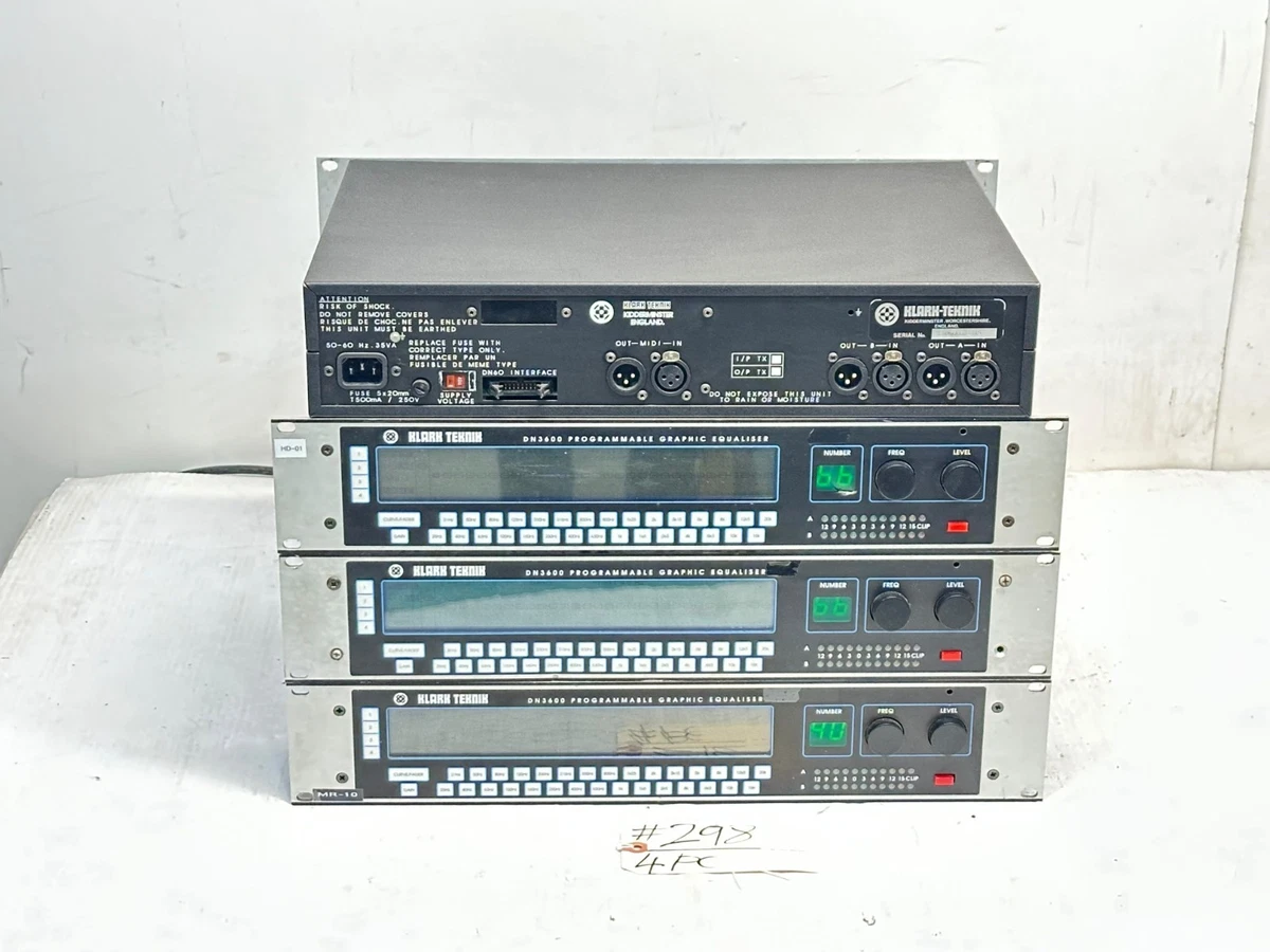 KLARK TEKNIK Graphic Equalization Signal Processors & Rack Effects