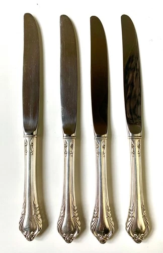 International Grand Tradition Sterling Handle Knives 9 1/8” ~ Set of 4