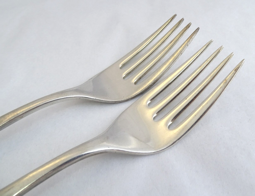 Wallace Sterling Forks / Lot of 2 / Selling As-Is / CB_27628_fs2 - Picture 9 of 17