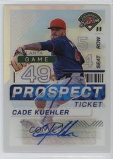 2024 Panini Prospect Edition Silver Prizm Signatures Cade Kuehler #152 Auto 1f5j
