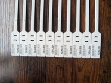 Unisto Varis Sicherheitssiegel 330 mm nummeriert - 1000 St&uuml;ck (doppelte Zahlen)