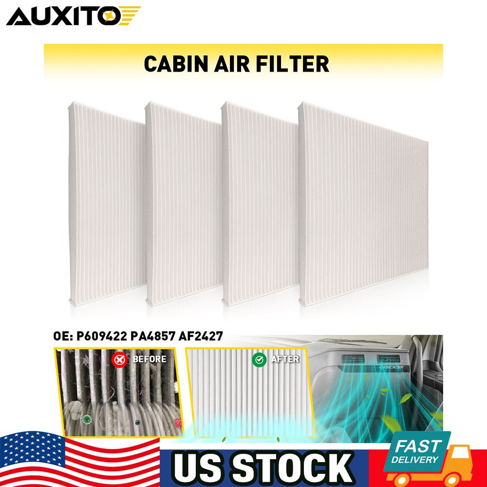 4Pack Cabin Air Filter for Freightliner cascadia Columbia 91559 AF26235 PA4857 H