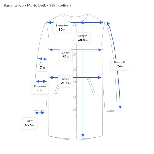 New Banana Republic Mario Bellucci Car Coat Overcoat Medium 38r Wool Blend image 2
