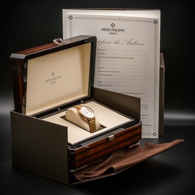 Patek Philippe World Time 175th Anniversary 7175R-001 Rose Gold