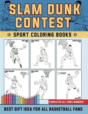 Slam Dunk Contest Coloring Books - Complete All Winners -  NEW Setyo Prayogo 202
