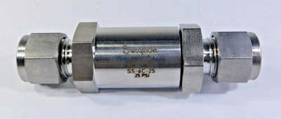 #ad #ad Swagelok SS 6C 25 Stainless Steel Check Valve Fix Pressure 25 psig 3 8 Tube Fitt $52.49