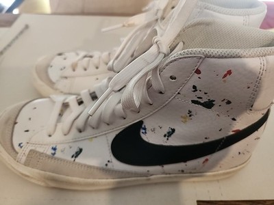 Nike Blazer Mid 77 Paint Splatter - Size 7Y