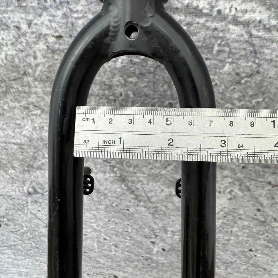 Vintage 700c Steel Fork 1 Inch Threaded 25.4mm Canti Short 5.5 in Steer 1990 - Image 2 of 4