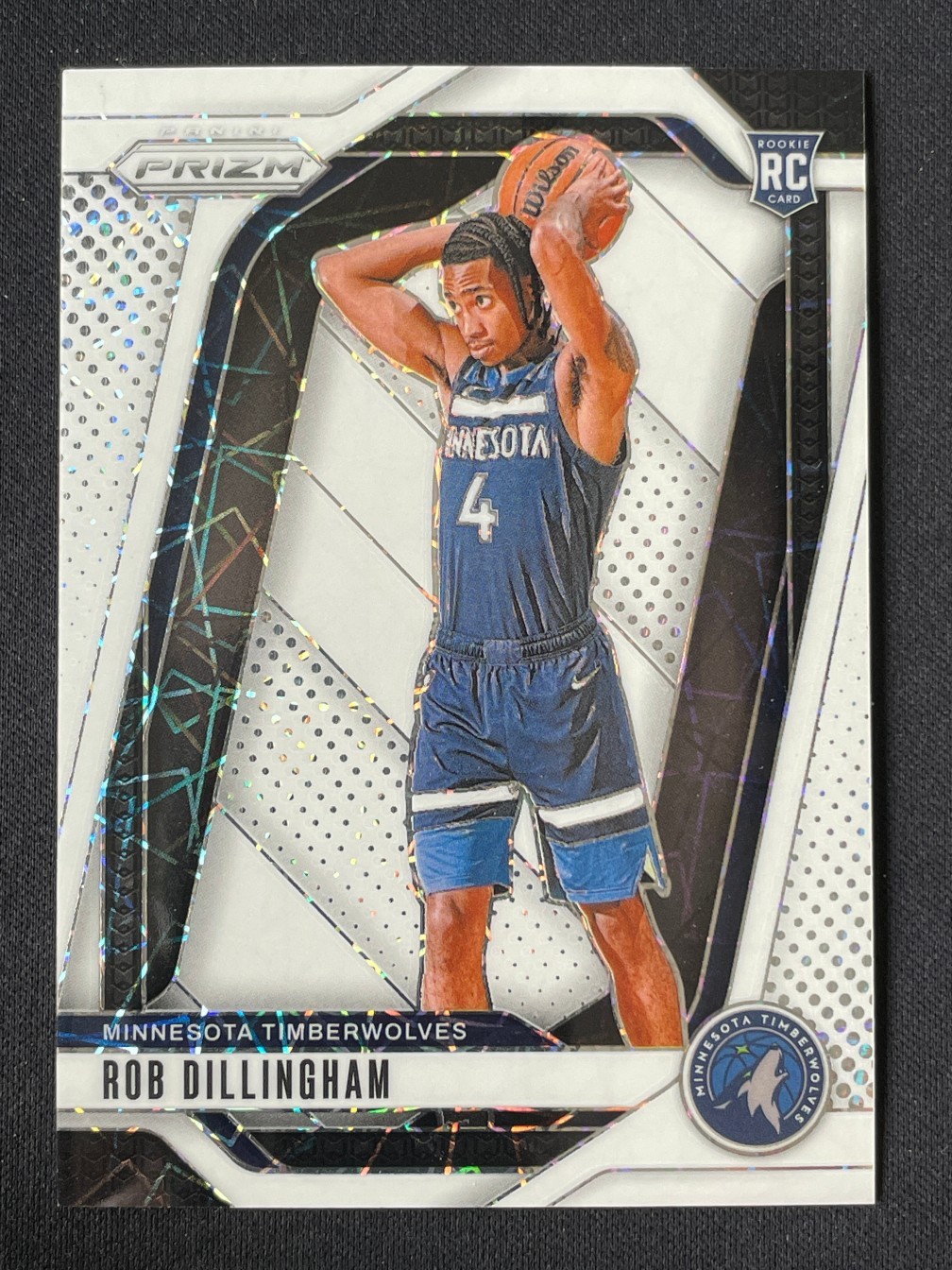 Rob Dillingham 2024-25 Panini Prizm RC White Velocity /275 #250