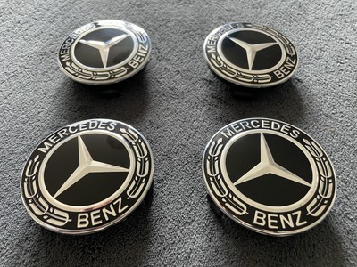 Mercedes Nabendeckel 75mm Nabenkappen Felgendeckel AMG Naben Deckel