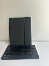 Black Bluetooth Keyboard Folio Case with Integrated Stand, Rigid Plastic