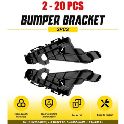 2-20X Front Retaining Bumper Fascia Support Bracket for 16 Lexus IS200t 2.0L L4