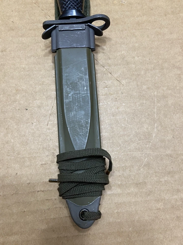WW2 US M3 CAMILLUS cuchillo de lucha conversión con vaina PWH USGI VER DETALLES Foto 4 de 4