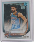 2025-26 Bowman Chrome Refractor Ajay Mitchell AUTO /499 Thunder #BCA-AL