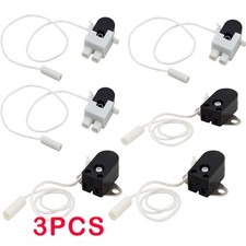 3PCS Mini Pull Cord Switch Table Lamp Wall Light pull Cord Replacement - 2A 250V