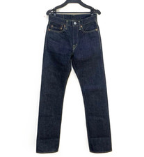 KAPITAL Straight Denim Dark Blue with Red Selvedge Used NM ship From JAPAN  