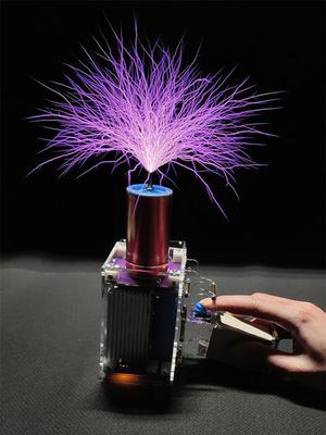 #ad Handheld Tesla Coil Arc Plasma Gun Artificial Lightning Spark Gap Arc Generator $119.99