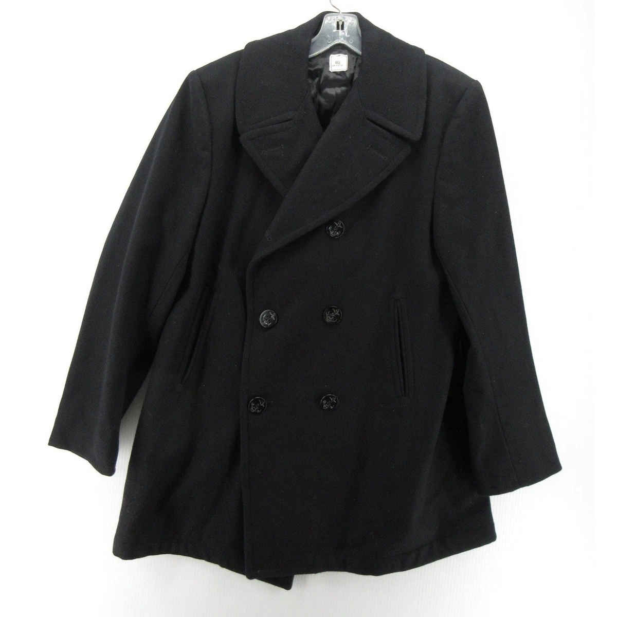 vintage navy pea coat products for sale | eBay