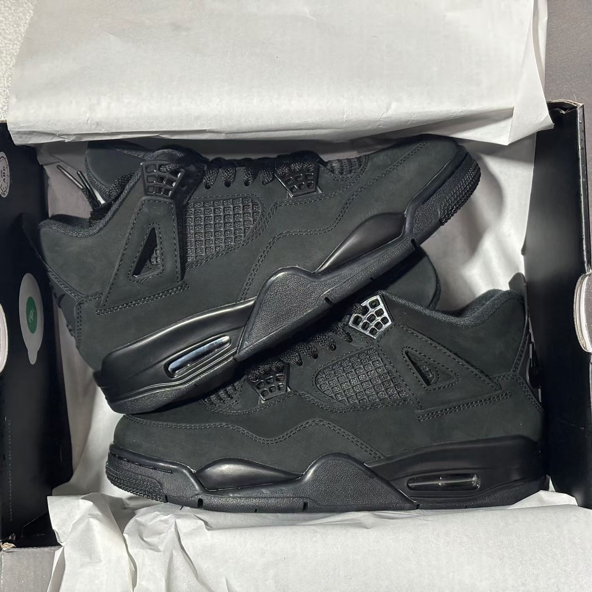 Size 12 - Jordan 4 Retro Mid Black Cat for sale online | eBay