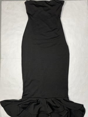 Superdown Black Spaghetti Straps Dress SMALL Slimming NEW WITH TAGS