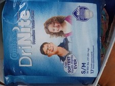 Comfees DryNite Premium Youth Pants S/M 17 Ct 38-65 lb Overnight Protection