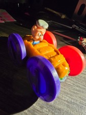 McDonald's Happy Meal Toy Tiny Toon Adventures Hamton Dizzy Devil Flip Car  c4