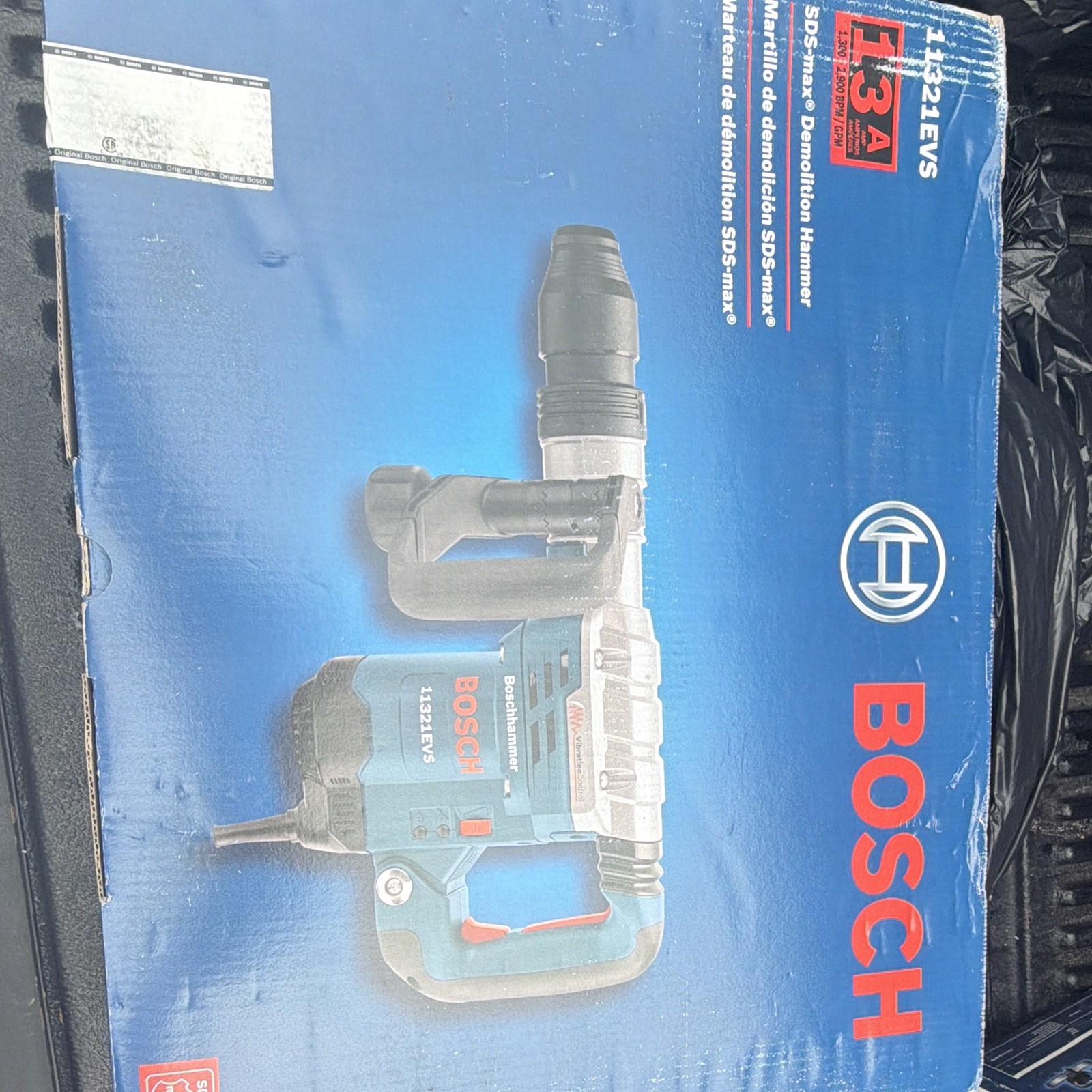 Bosch 11321EVS Bulldog SDS-max 13A Electric Rotary/Demolition Hammer