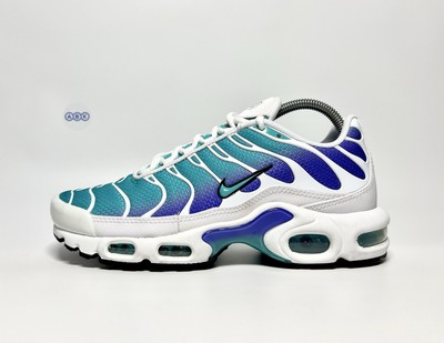 Nike Air Max Plus Tuned TN 1 White Dusty Cactus Aqua Blue Green UK Size 6 EUR 40