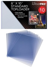 10 Ultra Pro 8x10 Standard Size Toploaders New Photos Collectibles Memorabilia