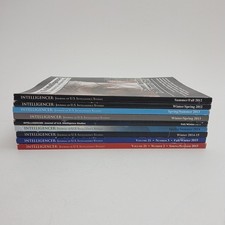 Lot Of 9 Intelligencer: Journal  Of U.S. Intelligence Studies 2012-2015