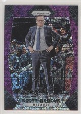 2017-18 Panini Prizm Fast Break Purple Prizm 6/75 Scott Brooks #140 fm0