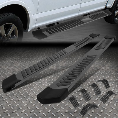 FOR 99-16 FORD SUPER DUTY EXTENDED CAB BLACK 6''SIDE STEP NERF BAR RUNNING BOARDS