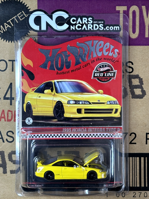(新品未開封)1995 Honda Integra TYPE R RLC 未開封 2024 Hot Wheels RLC Exclusive 1995 Honda Integra Type R Yellow