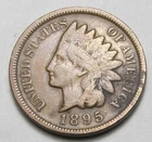 1895 INDIAN HEAD CENT,MOST OF LIBERTY, VERY NICE COIN!!!!(A4)