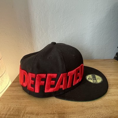 Undefeated Hat Men 7 5/8 59Fifty New Era Fitted Cap Big Embroidered Spellout