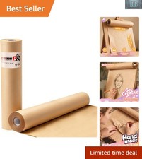 PerkHomy Brown Wrapping Packing Paper Roll 15" x 450" 37.5' Kraft Craft Paper...