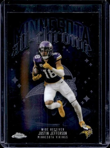 2025 Topps Chrome Justin Jefferson Base (RAW)