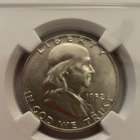1952 50c Franklin Silver Half Dollar NGC MS62